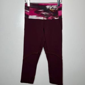 Lululemon Lululemon Wunder Under Crop (Hi-Rise) Shine On